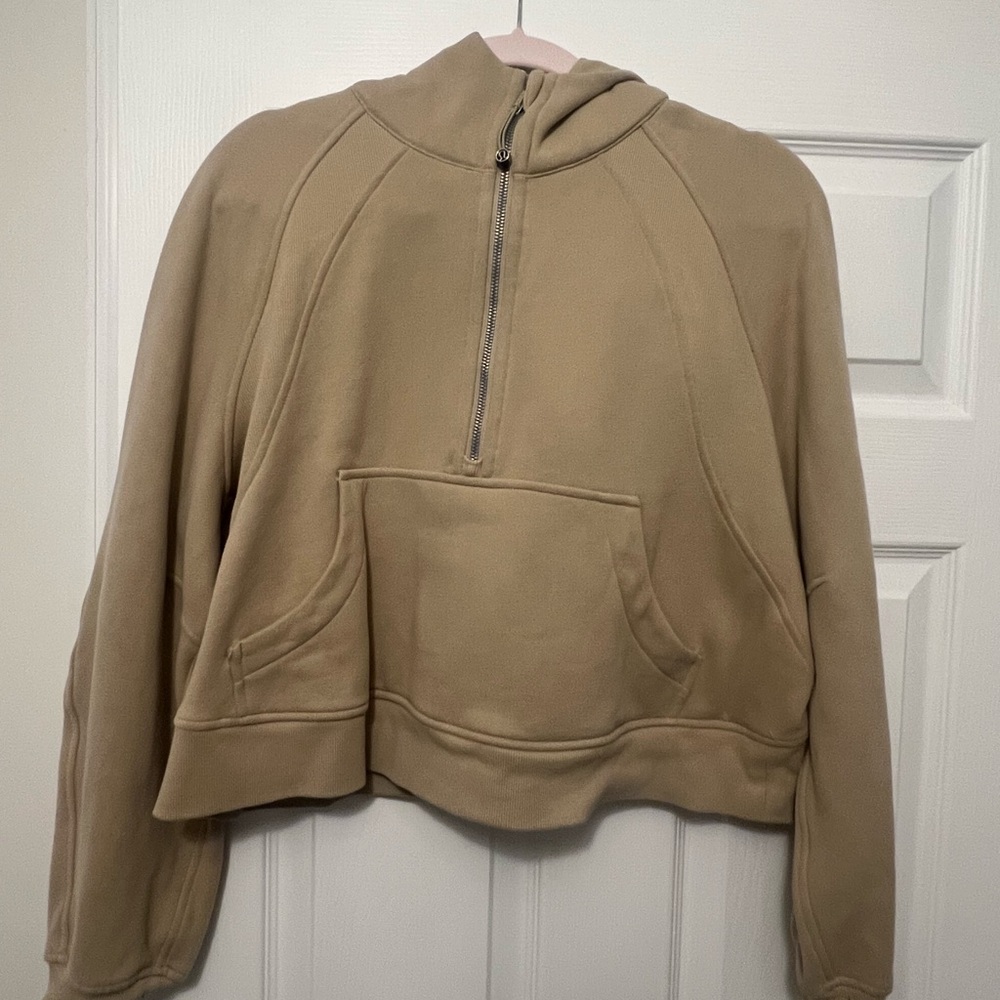 Scuba oversized half zip hoodie M/L